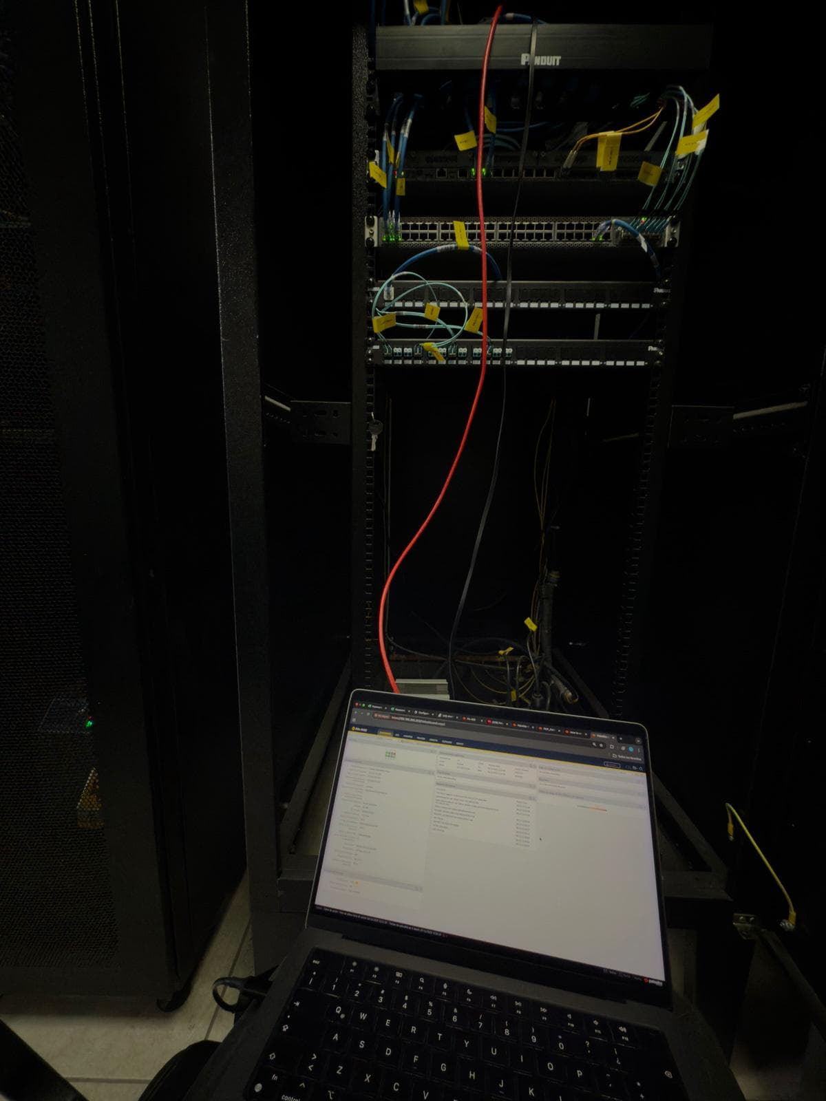 Infraestructura de red y trabajo técnico de RTSEC